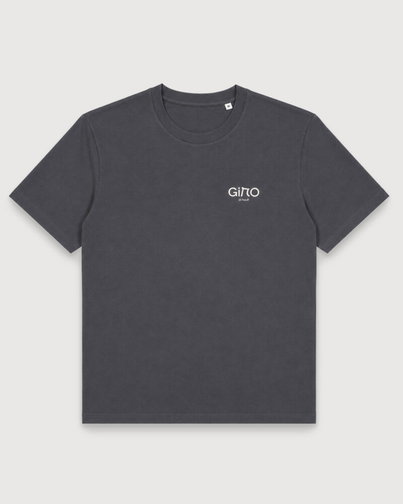 Earn Your View T-Shirt Grau – Vorderseite mit NAUFF Logo Earn Your View T-Shirt Grau – Vorderseite mit NAUFF Logo