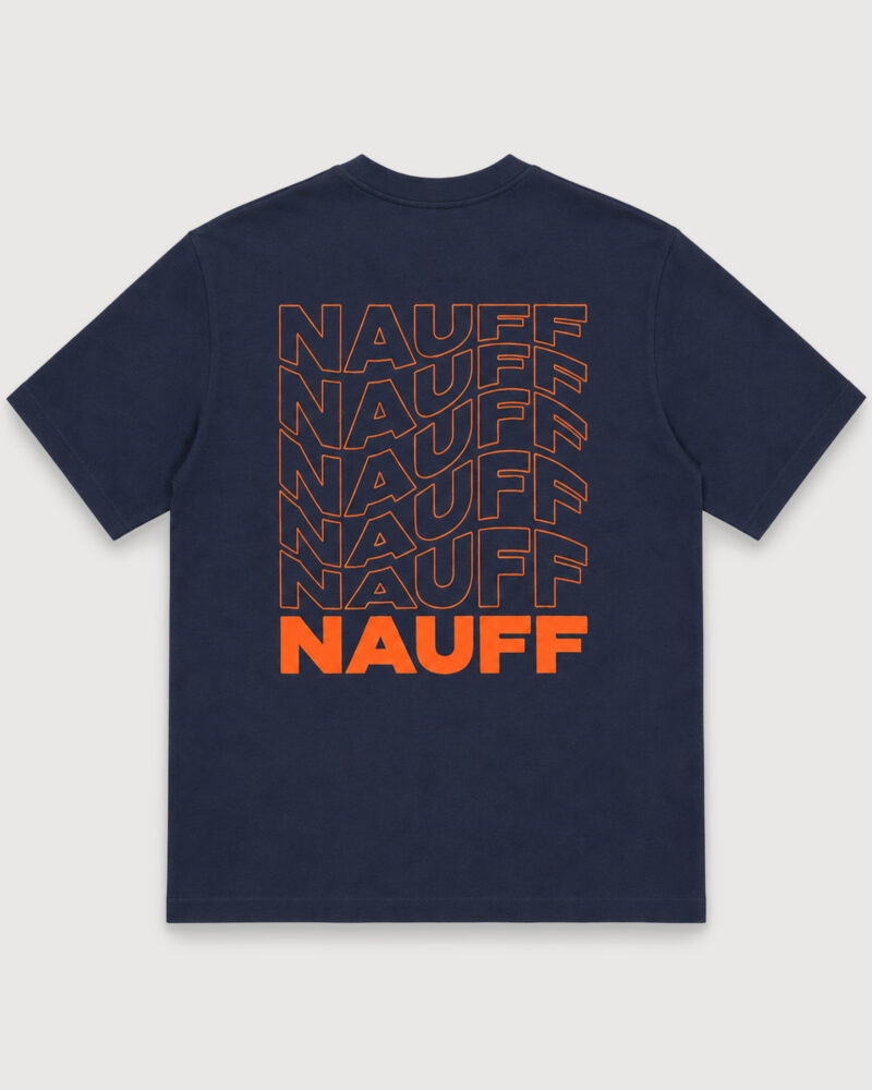Panta Rhei T-Shirt Navy – Rückseite mit Siebdruck – NAUFF Streetwear Panta Rhei T-Shirt Navy – Rückseite mit Siebdruck – NAUFF Streetwear