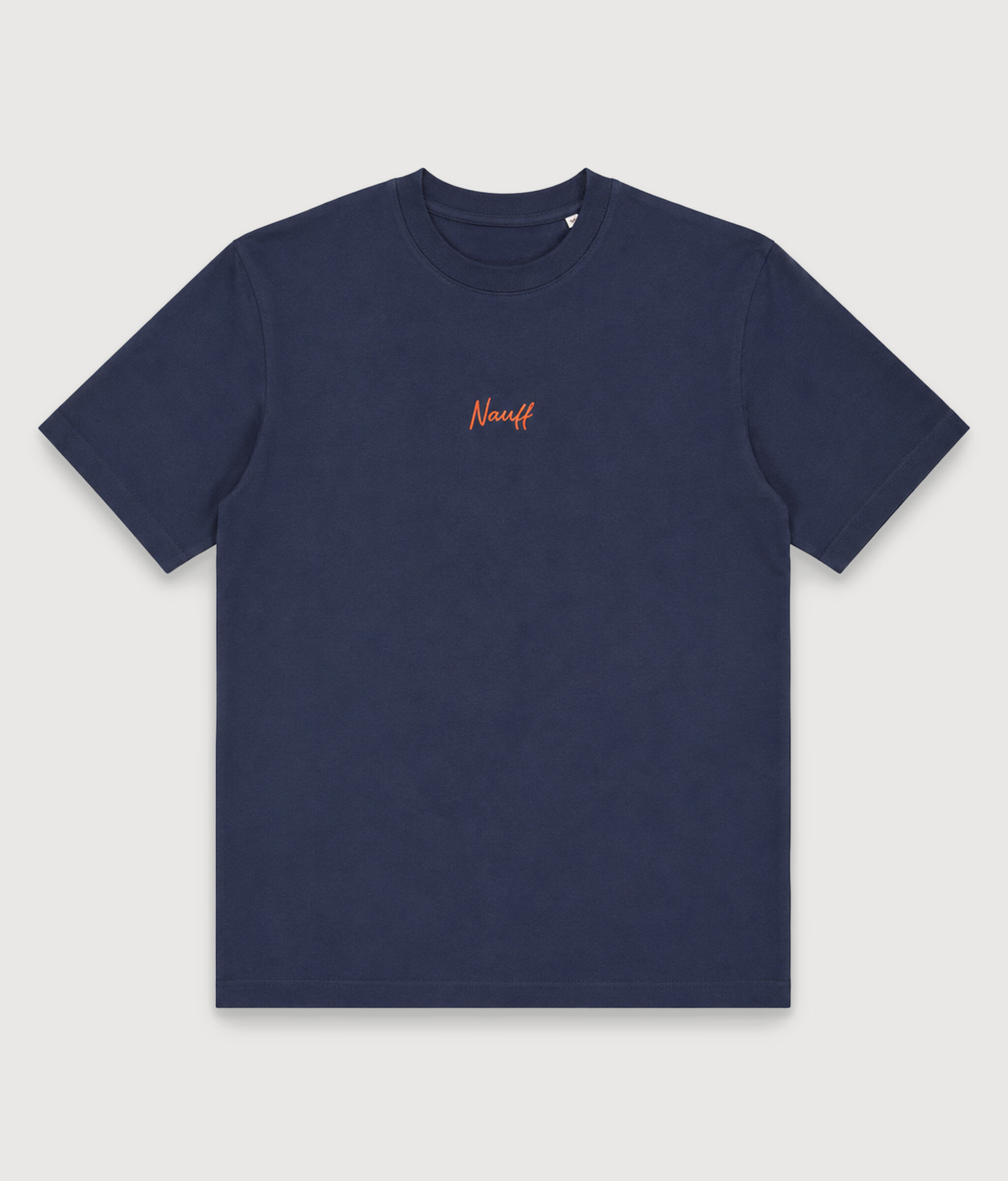 Panta Rhei T-Shirt Navy – Vorderseite mit NAUFF Logo Panta Rhei T-Shirt Navy – Vorderseite mit NAUFF Logo